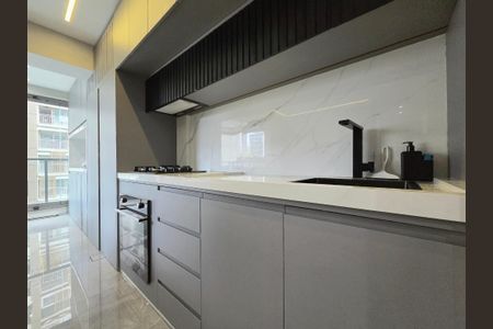 Cozinha de apartamento para alugar com 2 quartos, 64m² em Indianópolis, São Paulo