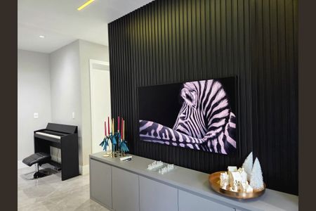 Sala de apartamento para alugar com 2 quartos, 64m² em Indianópolis, São Paulo