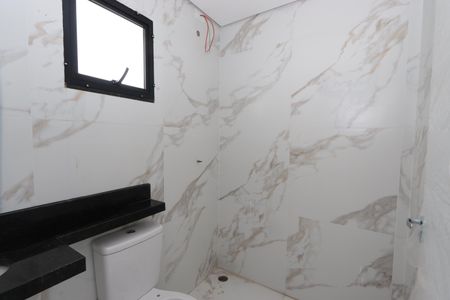 Banheiro de apartamento à venda com 1 quarto, 45m² em Jardim Adutora, São Paulo