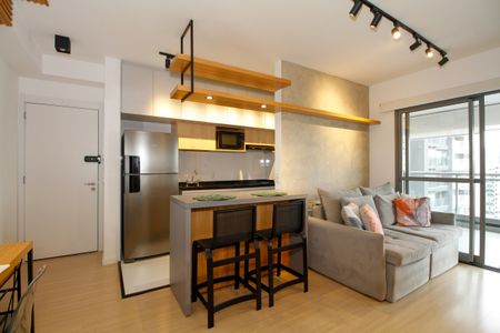 Apartamento para alugar com 49m², 1 quarto e 1 vaga Apartamento para alugar com 49m², 1 quarto e 1 vagaSala