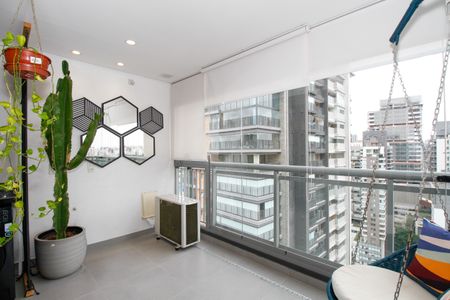 Apartamento para alugar com 49m², 1 quarto e 1 vaga Apartamento para alugar com 49m², 1 quarto e 1 vagaVaranda