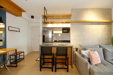 Apartamento para alugar com 49m², 1 quarto e 1 vaga Apartamento para alugar com 49m², 1 quarto e 1 vagaSala