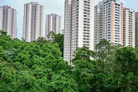 Vista de apartamento à venda com 2 quartos, 76m² em Chácara Agrindus, Taboão da Serra