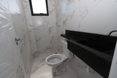 Banheiro de apartamento à venda com 1 quarto, 45m² em Jardim Adutora, São Paulo