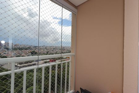Varanda da Sala de apartamento à venda com 2 quartos, 72m² em Vila Príncipe de Gales, Santo André