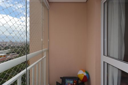 Varanda da Sala de apartamento à venda com 2 quartos, 72m² em Vila Príncipe de Gales, Santo André