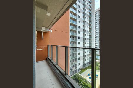 Varanda da Sala de apartamento para alugar com 2 quartos, 42m² em Santo Cristo, Rio de Janeiro
