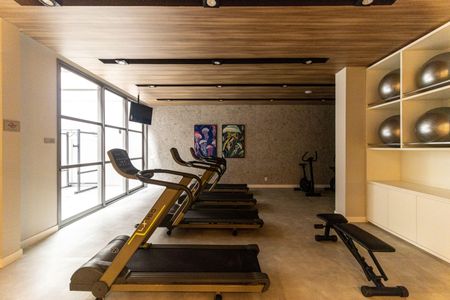 Studio para alugar com 21m², 1 quarto e sem vagaAcademia