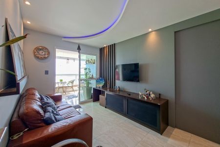 Sala de apartamento para alugar com 2 quartos, 79m² em Balneario Flórida, Praia Grande
