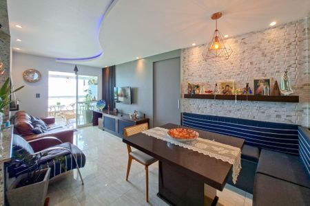 Sala de apartamento para alugar com 2 quartos, 79m² em Balneario Flórida, Praia Grande