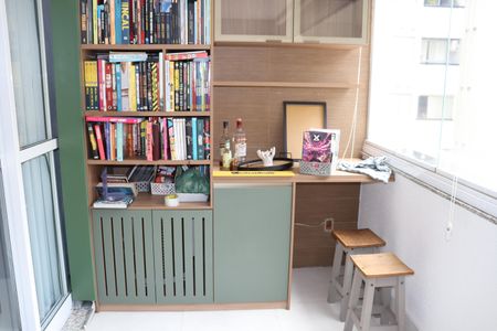 Studio para alugar com 39m², 1 quarto e 1 vagaVaranda