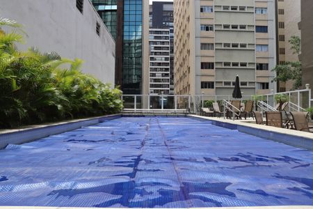 Studio para alugar com 39m², 1 quarto e 1 vagaPiscina