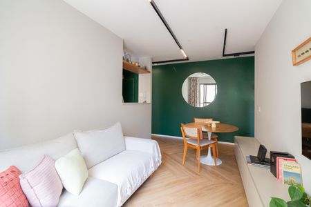 Sala de apartamento à venda com 2 quartos, 56m² em Jardim das Vertentes, São Paulo