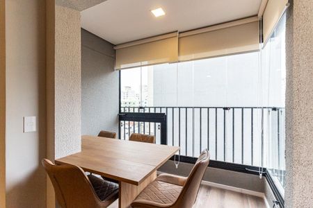 Varanda da Sala de apartamento para alugar com 2 quartos, 52m² em Vila Buarque, São Paulo