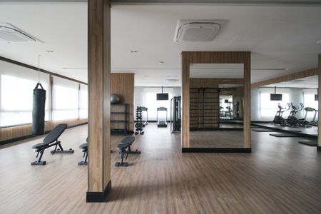 Studio à venda com 24m², 1 quarto e sem vaga Studio à venda com 24m², 1 quarto e sem vagaÁrea comum - Academia