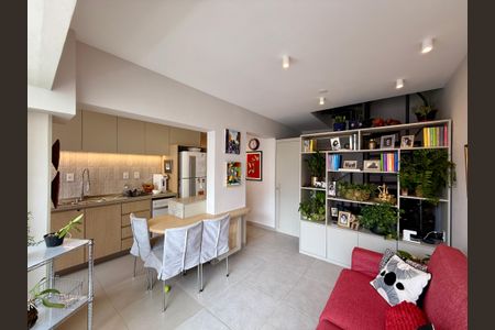 Sala  de apartamento para alugar com 4 quartos, 130m² em Brooklin, São Paulo