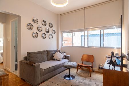 Sala de apartamento à venda com 1 quarto, 40m² em Bela Vista, São Paulo