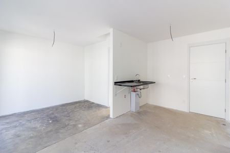 Cozinha de apartamento à venda com 1 quarto, 38m² em Pompeia, São Paulo