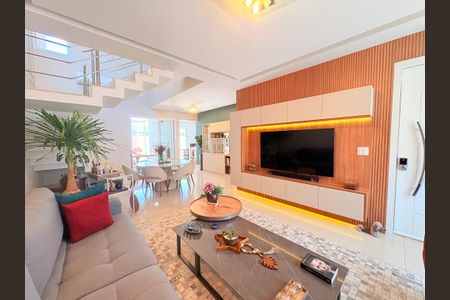 Sala de casa de condomínio à venda com 3 quartos, 193m² em Recanto Quarto Centenário, Jundiaí