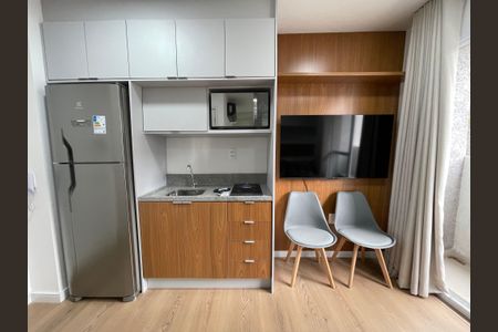 Studio - Sala - Cozinha - Quarto de kitnet/studio para alugar com 1 quarto, 24m² em Vila Butantã, São Paulo