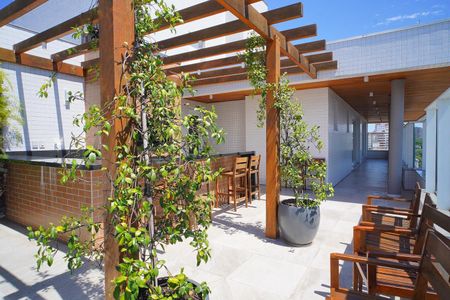 Área comum - Churrasqueira de kitnet/studio à venda com 1 quarto, 30m² em Vila Ipiranga, Porto Alegre