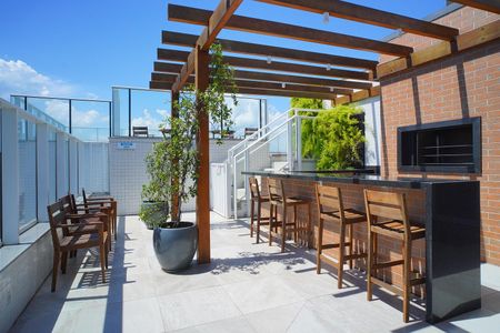 Área comum - Churrasqueira de kitnet/studio à venda com 1 quarto, 30m² em Vila Ipiranga, Porto Alegre