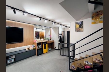 Sala de casa de condomínio à venda com 3 quartos, 85m² em Jardim Shangai, Jundiaí