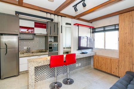 Sala de apartamento para alugar com 1 quarto, 37m² em Gutierrez, Belo Horizonte