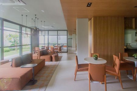 Studio para alugar com 23m², 1 quarto e sem vagaSalão de festas