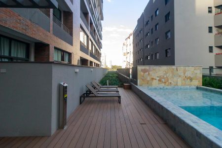 Studio para alugar com 23m², 1 quarto e sem vagaPiscina