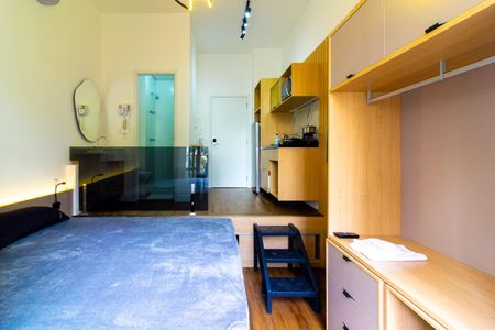 Studio para alugar com 23m², 1 quarto e sem vagaQuarto