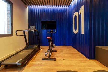 Studio para alugar com 23m², 1 quarto e sem vagaAcademia