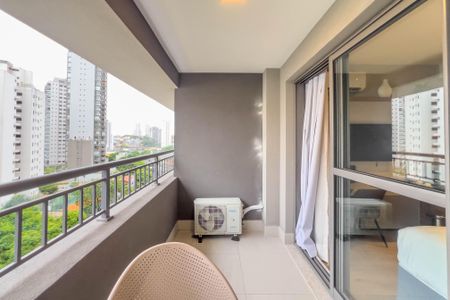 Varanda de kitnet/studio para alugar com 1 quarto, 25m² em Vila Mariana, São Paulo
