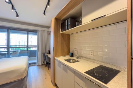 Studio para alugar com 25m², 1 quarto e sem vagaCozinha