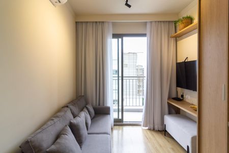 Sala de apartamento para alugar com 1 quarto, 30m² em Campo Belo, São Paulo