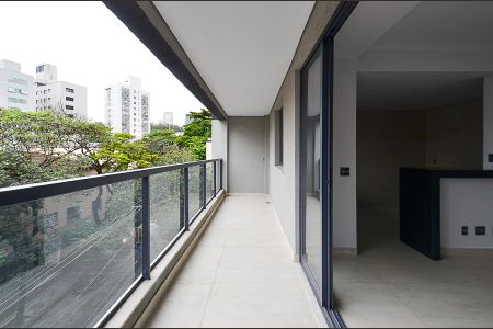 Varanda de apartamento para alugar com 3 quartos, 98m² em Lourdes, Belo Horizonte