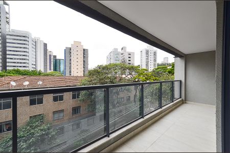 Varanda de apartamento para alugar com 3 quartos, 98m² em Lourdes, Belo Horizonte