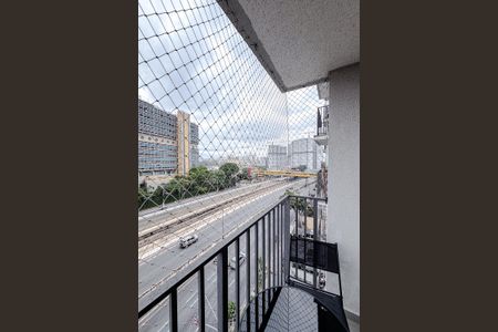 Varanda da Sala de apartamento à venda com 2 quartos, 37m² em Cambuci, São Paulo