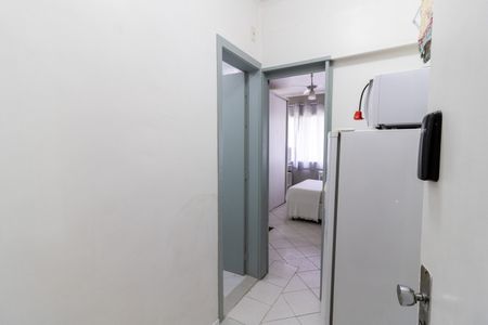 Cozinha de kitnet/studio para alugar com 1 quarto, 25m² em Centro Histórico, Porto Alegre
