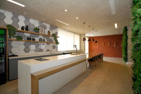 Studio para alugar com 35m², 1 quarto e 1 vaga Studio para alugar com 35m², 1 quarto e 1 vagaÁrea Comum - Espaço Gourmet