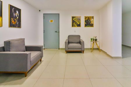 Apartamento à venda com 27m², 1 quarto e sem vaga Apartamento à venda com 27m², 1 quarto e sem vagaHall de entrada