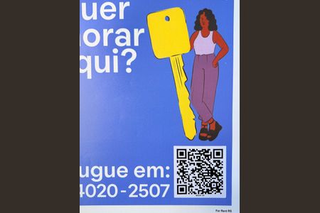 Apartamento para alugar com 81m², 2 quartos e sem vagaPlaquinha Instalada com código MGDF-38 no dia 28.02.26