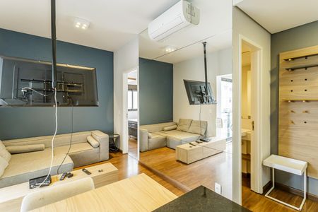 Apartamento para alugar com 50m², 1 quarto e 1 vaga Apartamento para alugar com 50m², 1 quarto e 1 vagaSala