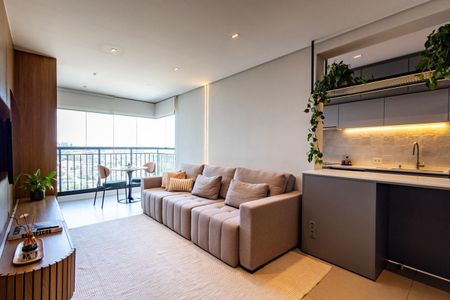 Sala de apartamento à venda com 2 quartos, 67m² em Industrial Autonomistas, Osasco