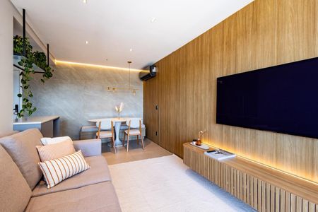 Sala de apartamento à venda com 2 quartos, 67m² em Industrial Autonomistas, Osasco