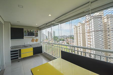 Varanda da Sala de apartamento para alugar com 3 quartos, 107m² em Vila Lusitania, São Bernardo do Campo