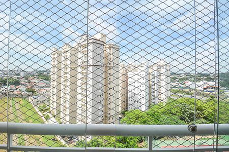 Vista da Varanda da Sala de apartamento para alugar com 3 quartos, 107m² em Vila Lusitania, São Bernardo do Campo