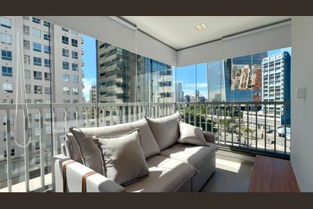 Studio para alugar com 43m², 1 quarto e sem vagaVaranda