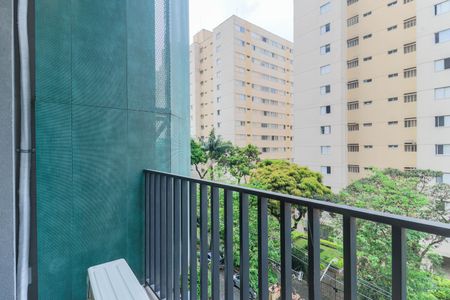 Varanda de kitnet/studio à venda com 1 quarto, 22m² em Santo Amaro, São Paulo