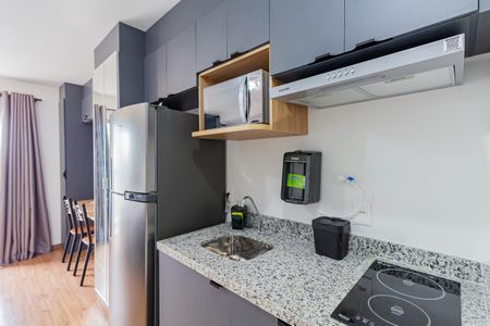 Studio para alugar com 24m², 1 quarto e sem vaga Studio para alugar com 24m², 1 quarto e sem vagaCozinha